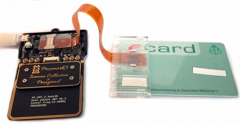 Proxmark with the smartcard extender