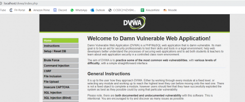 DVWA installed and ready to use.png